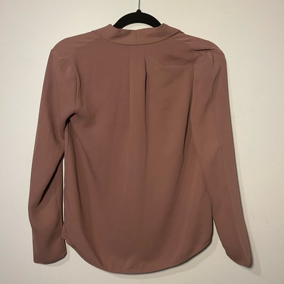 Babaton Tan V-Neck Blouse - Picture 9 of 13